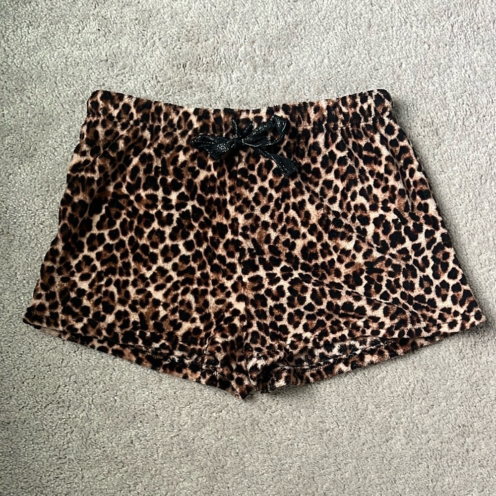 Leopard Print Pajamas Shorts